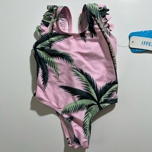9-12 Months New IFFEI Baby Girl palm Tree One Piece Swim Suit